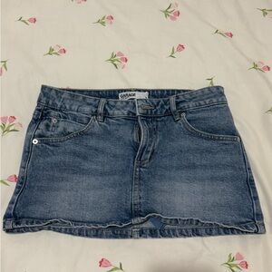 Garage Classic Blue Mini Skirt
